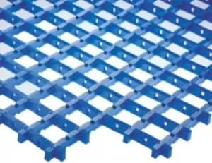 Coba Europe Red Anti Slip PVC Mat With Holes Surface Finish 5m (Length) 600mm (Width) 12mm (Thickness)