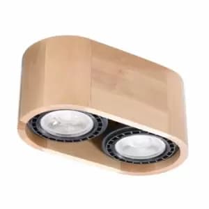 Sollux Plafond Basic 2 Natural Wood