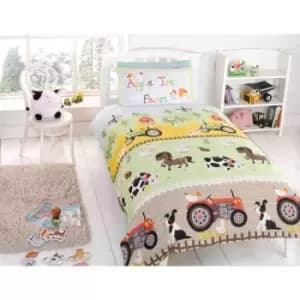 Rapport Home Furnishings Rapport Home Apple Tree Farm Duvet Set Multi Single