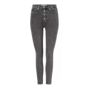 Calvin Klein Jeans High Rise Super Skinny Ankle - Grey