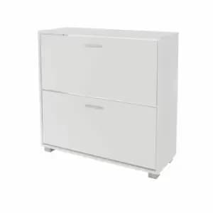 Lido 2 Door Shoe Cabinet White