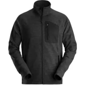 Snickers 8042 Flexi Work Fleece Jacket Grey/ Black S