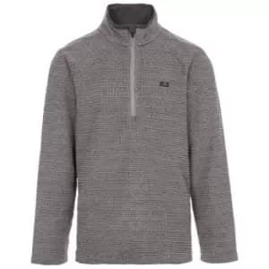 Trespass Mens Nillsee Fleece Top (S) (Storm Grey)