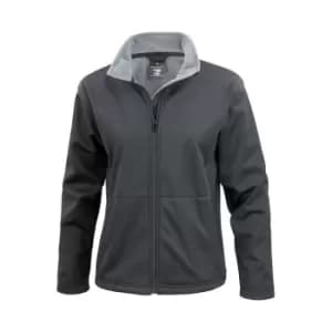 Result Core Ladies Soft Shell Jacket (M) (Black)