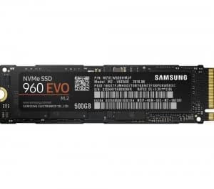 Samsung 960 EVO 500GB NVMe SSD Drive