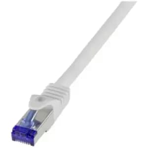 LogiLink C6A022S RJ45 CAT 6A S/FTP 0.5 m Grey