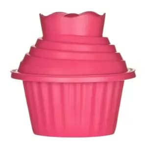 Interiors By PH Hot Pink Giant Cupcake Silicone Moulds - Set Of 3