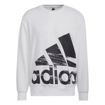 adidas Essentials Brandlove French Terry Sweatshirt Mens - White