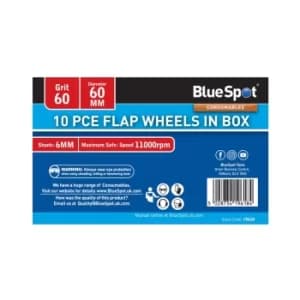 10 Piece 60 Grit 60MM Flap Wheels in Box