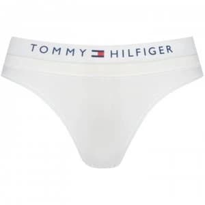 Tommy Bodywear Sheer Flex Thong - White
