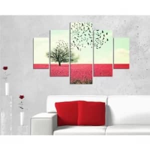 ST169 Multicolor Decorative MDF Painting (5 Pieces)