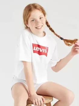 Teenager Light Bright Cropped Top - White