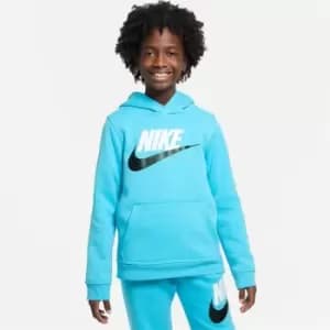 Nike Sportswear Club Fleece Big Kids Pullover Hoodie - Blue