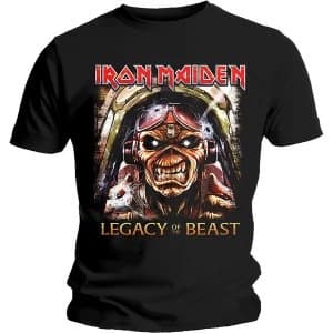 Iron Maiden - Legacy Aces Mens Large T-Shirt - Black