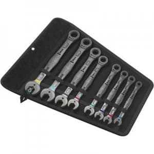 Wera 05020012001 Joker Ratcheting crowfoot wrench set 8 Piece 1/2 - 11/16