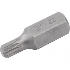 Draper Expert XZN Spline 10mm Shank Insert Bits M6 30mm Pack of 1
