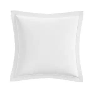 Bedeck of Belfast Ayda Semi Plain Squ Pillowcase P Chalk - White