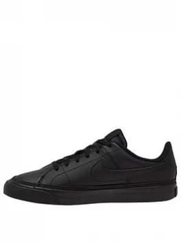 Nike Court Legacy Junior Trainer - Black, Size 5