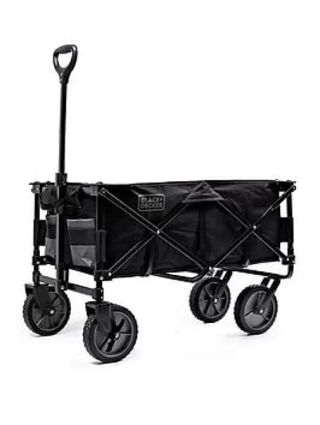 COLLAPSIBLE CART WAGON BLACK