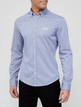 Hugo Boss Biado R Oxford Shirt Light Blue Size 2XL Men