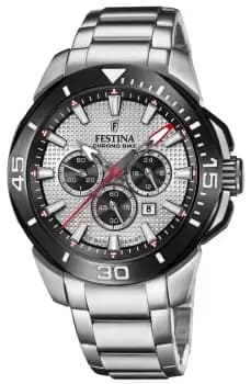 Festina F20641/1 Chrono Bike 2022 Silver Dial / Stainless Watch