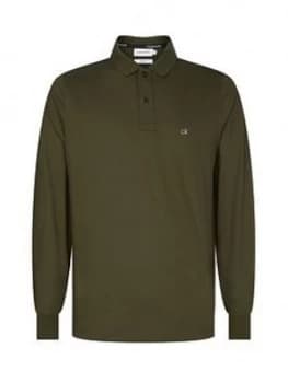 Calvin Klein Liquid Touch Long Sleeve Polo Shirt