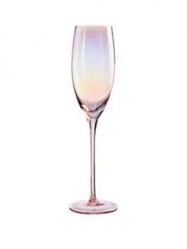 Premier Housewares Frosted Deco Champagne Glass Set Of 4