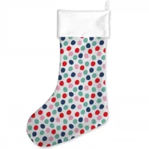 Christmas Dots Christmas Stocking
