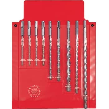 9PCE SDS-Plus Hammer Drill Bit Set - Kennedy