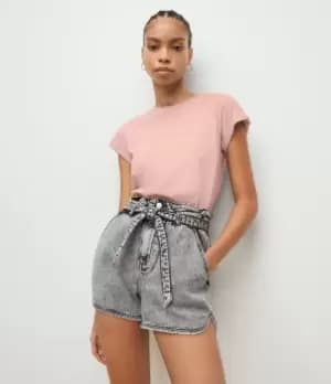 AllSaints Womens Anna T-Shirt, Pink Nectar, Size: 10