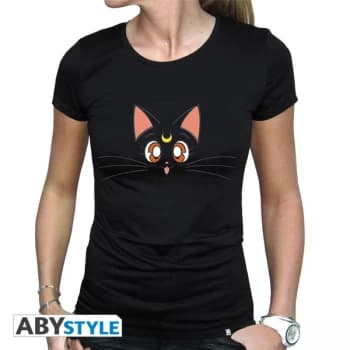 Sailor Moon - Luna Womens Large T-Shirt - Black