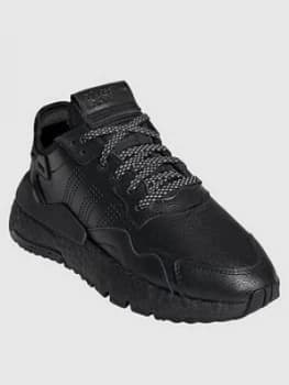 Adidas Originals Junior Nite Jogger Trainers - Black