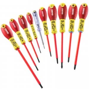 Expert by Facom 10 Piece VDE Insulated Screwdriver Set