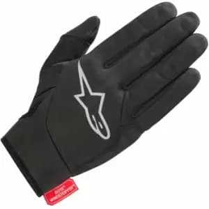 CASCADE GORE WINDSTOPPER GLOVE 2018: BLACK MID GRAY L - AP15211902L - Alpinestars