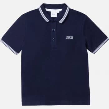 Hugo Boss Short Sleeve Classic Polo Shirt Navy Size 12 Years Boys