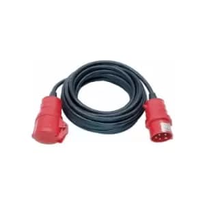 CEE extension cable IP44 30m Black H07RN-F 5G1.5 5-pin