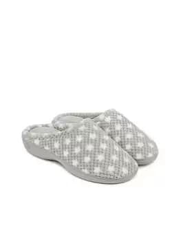 TOTES POPCORN MULE WITH 360 COMFORT, MEMORY FOAM & PILLOWSTEP, Grey, Size 5, Women