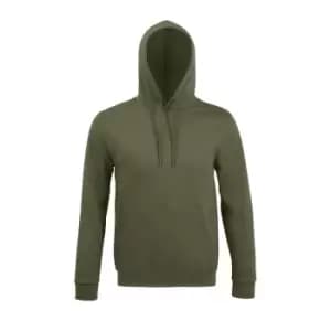SOLS Snake Unisex Hooded Sweatshirt / Hoodie (L) (Dark Green)