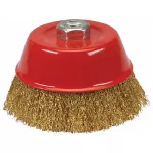 Silverline - Brassed Steel Crimp Cup - 125mm