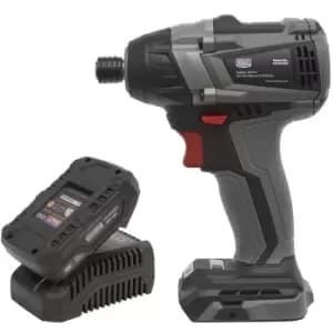 CP20VIDXKIT1 Brushless Impact Driver Kit 1/4' Hex 20V 2Ah - Sealey
