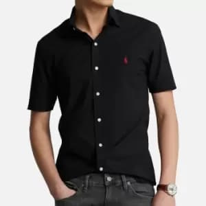 Polo Ralph Lauren Slim Fit Stretch Poplin Cotton-Blend Shirt - M