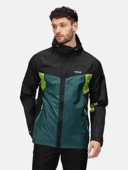 Regatta Dresford Waterproof Hooded Shell Jacket, Black Size M Men