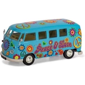 Corgi Volkswagen Campervan Peace Love and Freedom Diecast Model