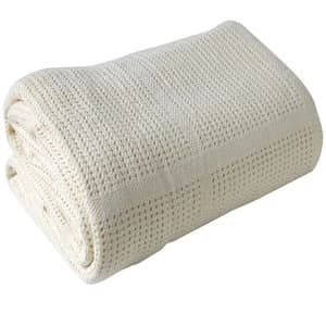 Clair de Lune Cellular Pram Blanket - Cream