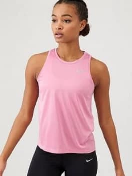 Nike Running Miler Tank - Pink