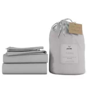 Panda Bamboo Quiet Grey Bedding Set Grey