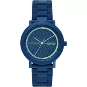 Skagen Aaren Three-Hand Blue Recycled Plastic Watch