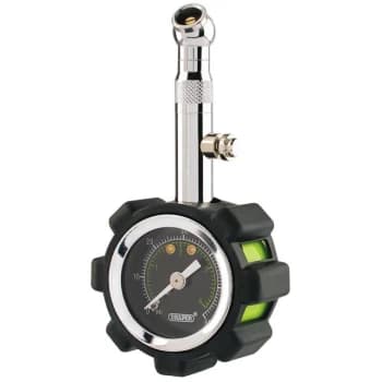 Draper Tyre Pressure Gauge TPGP, 0 - 60psi, 0 - 4 bar