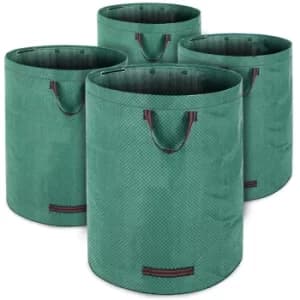 Garden Waste Bag 4Pcs Green 280L