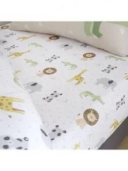 Catherine Lansfield Roarsome Animals Junior Fitted Sheet